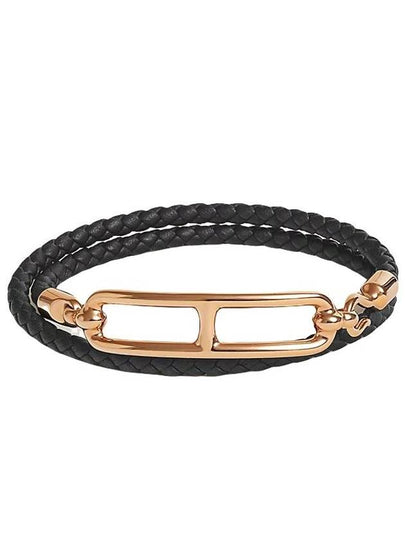 Roulis Double Tour Bracelet Black - HERMES - BALAAN 2