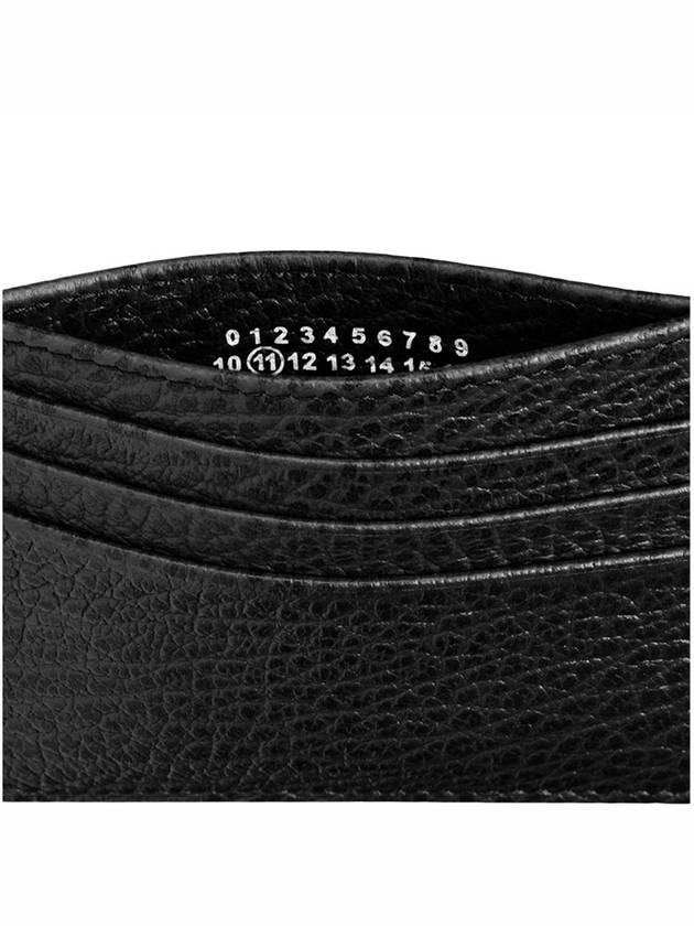 Four Stitch Card Wallet Black - MAISON MARGIELA - BALAAN 6