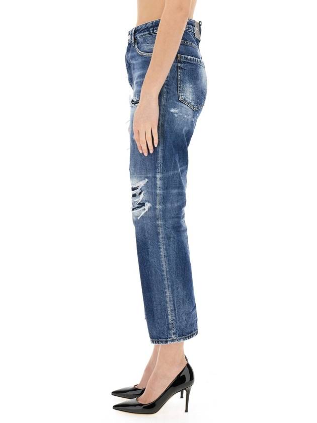 Denim Straight Pants S75LB0869 S30309470 DENIM - DSQUARED2 - BALAAN 4