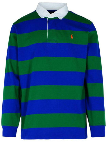 Striped Polo Shirt Green Royal - POLO RALPH LAUREN - BALAAN 2