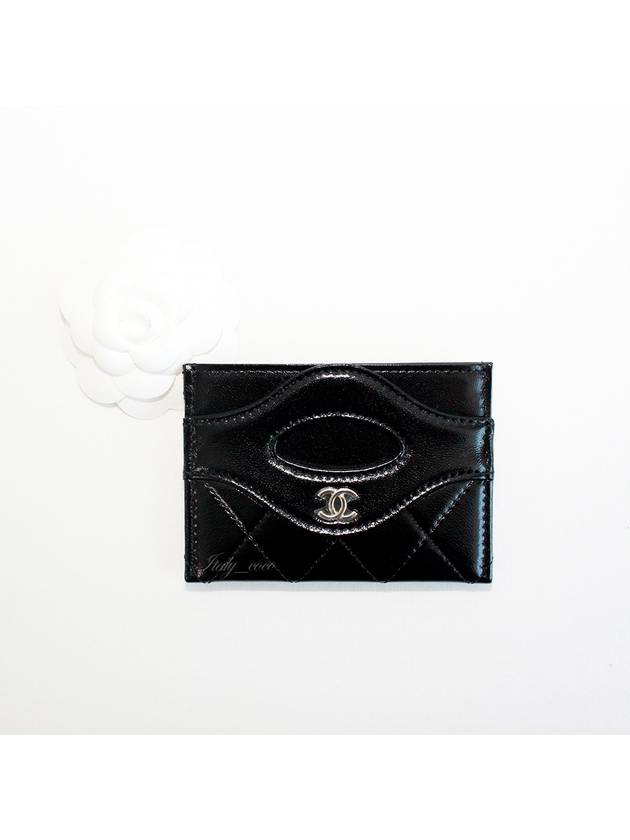 31 Gold Logo Lambskin Card Wallet Black - CHANEL - BALAAN 3