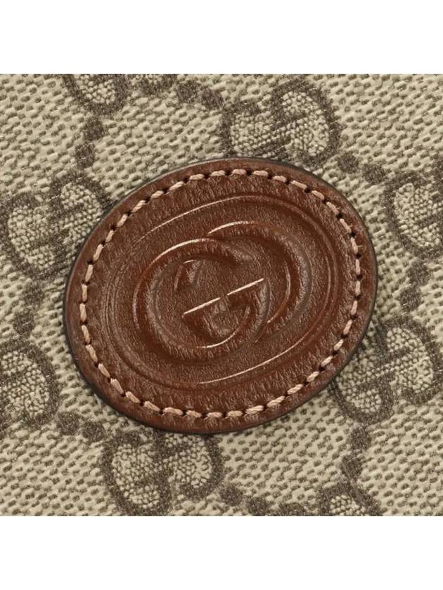 Interlocking G Superme Canvas Passport Wallet Beige - GUCCI - BALAAN 6