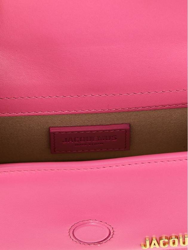 Le Bambino Small Flap Cross Bag Neon Pink - JACQUEMUS - BALAAN 5