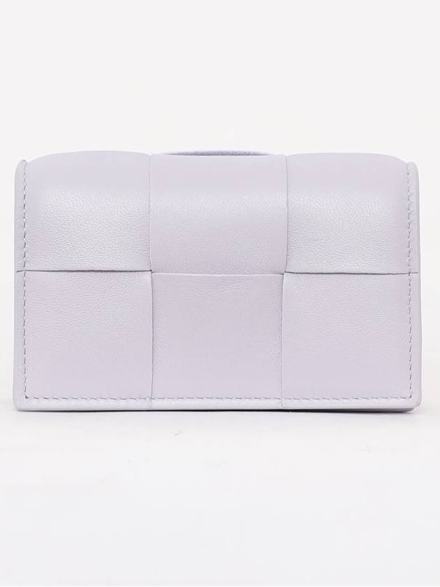 Intrecciato Flap Card Wallet Oyster - BOTTEGA VENETA - BALAAN 3