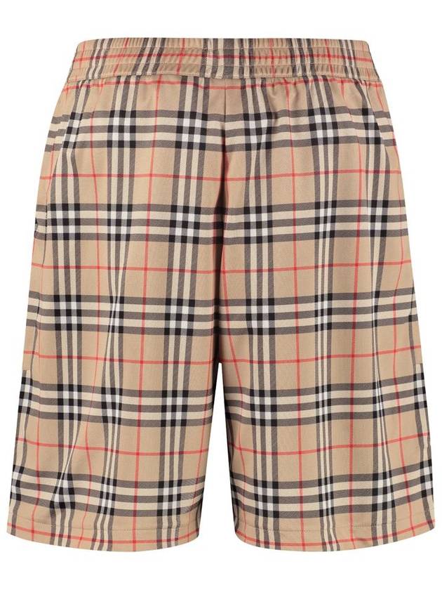 Vintage Check Technical Twill Shorts Beige - BURBERRY - BALAAN 3