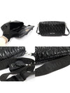 5BD208 Black Vitello Shine Silver Matelasse Shoulder Bag - MIU MIU - BALAAN 5