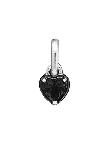 ME Chakra Heart Mini Dangle Charm Black - PANDORA - BALAAN 1