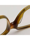 Glasses frame CL5010IN 053 horn rim leopard skin square overfit - CELINE - BALAAN 6