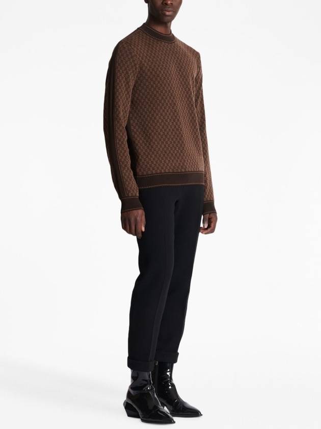 BALMAIN MINI MONOGRAM WOOL SWEATER - BALMAIN - BALAAN 3