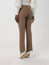 Fatina Rayon Straight Pants Brown - S MAX MARA - BALAAN 3