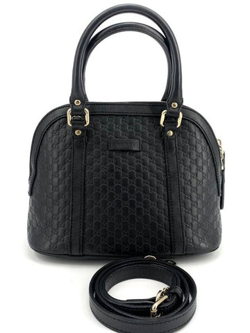 Microshima Mini Dome Tote Bag and Cross 449654 - GUCCI - BALAAN 1