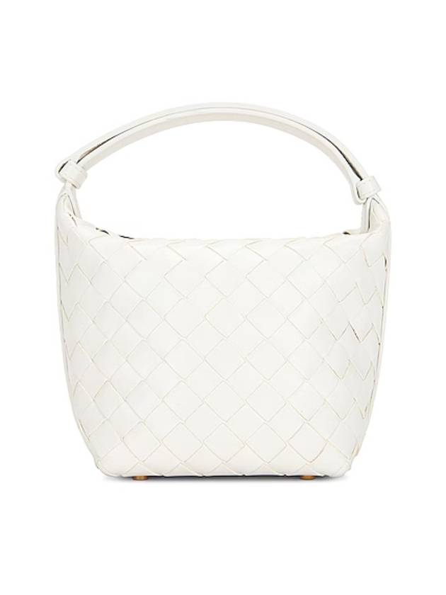 Candy Wallace Intrecciato Tote Bag White - BOTTEGA VENETA - BALAAN 1