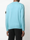 Wappen Patch Cotton Knit Top Sky Blue - STONE ISLAND - BALAAN 5