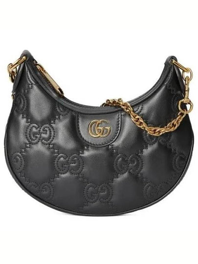 GG Matelasse Leather Mini Shoulder Bag Black - GUCCI - BALAAN 2