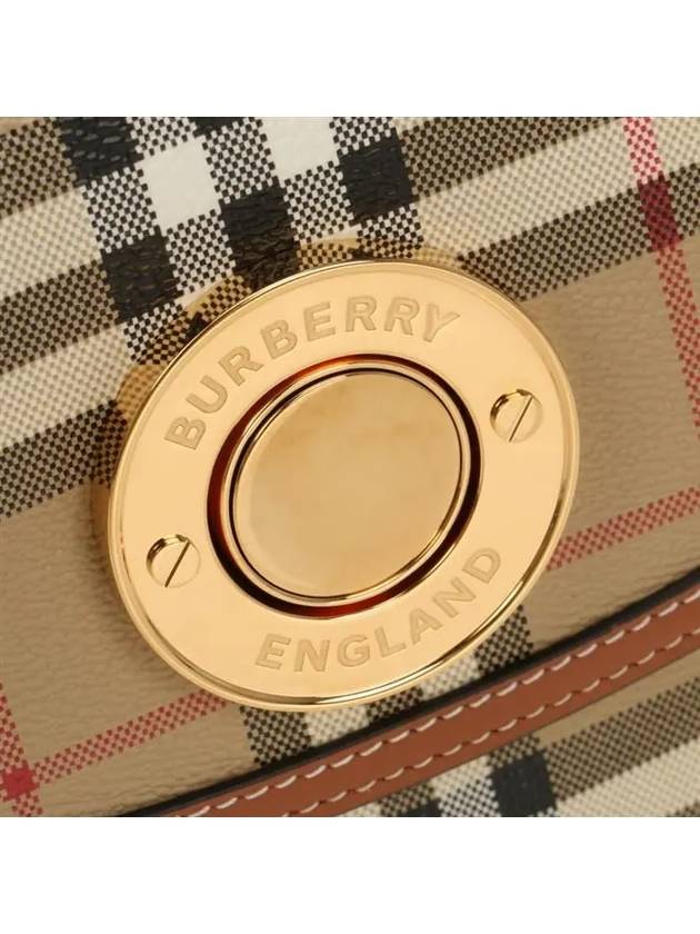 Elizabeth Check Pattern Small Cross Bag Beige - BURBERRY - BALAAN 6