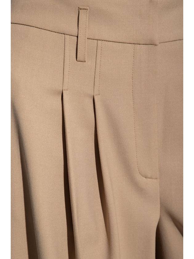 HERSKIND Pleat-front Trousers, Women's, Beige - BIRGITTE HERSKIND - BALAAN 5