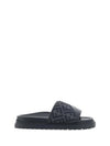 Diagonal FF Jacquard Slippers Grey - FENDI - BALAAN 2