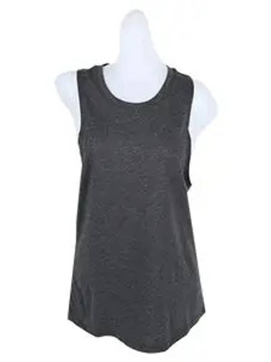 Women's long tank top sleeveless dark gray - NEW BALANCE - BALAAN 1