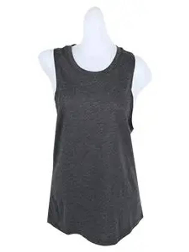 Women's long tank top sleeveless dark gray - NEW BALANCE - BALAAN 2