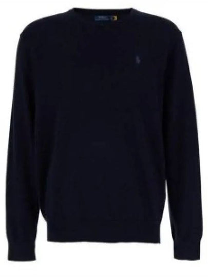 Embroidery Pony Knit Top Navy - POLO RALPH LAUREN - BALAAN 2