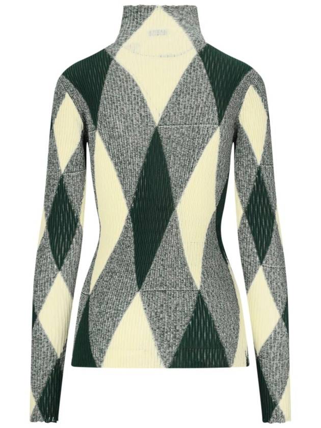 argyle knit high neck sweater 8081046 - BURBERRY - BALAAN 3