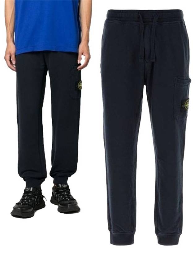 Wappen Patch Cargo Jogger Track Pants Navy - STONE ISLAND - BALAAN 2