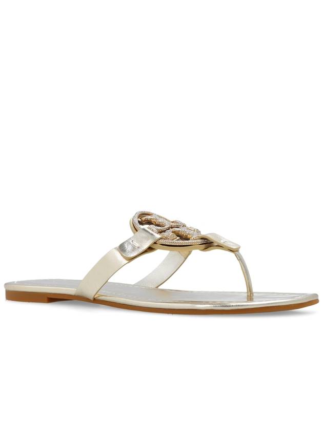 Tory Burch ‘Miller’ Slides, Women's, Gold - TORY BURCH - BALAAN 4