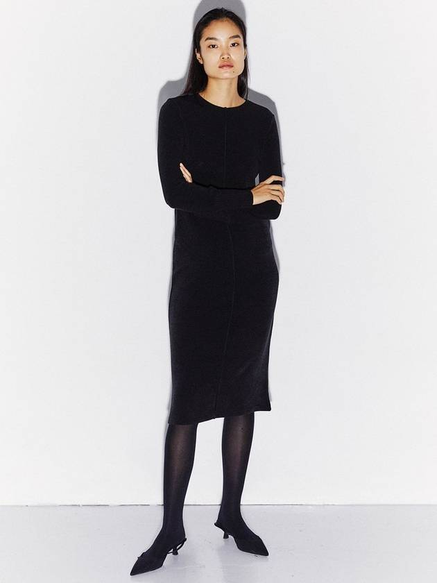 Front Back Knit Dress Black - KIMDOH - BALAAN 2