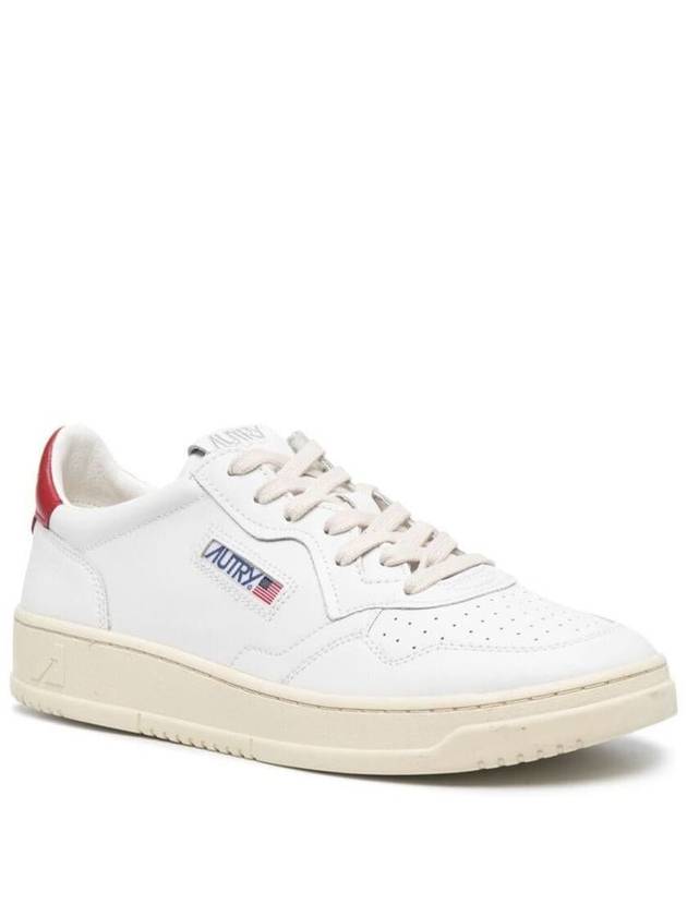 Low White And Red Leather  Sneakers Autry Man - AUTRY - BALAAN 2