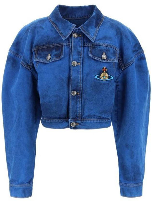 ORB Denim Jacket Blue - VIVIENNE WESTWOOD - BALAAN 1