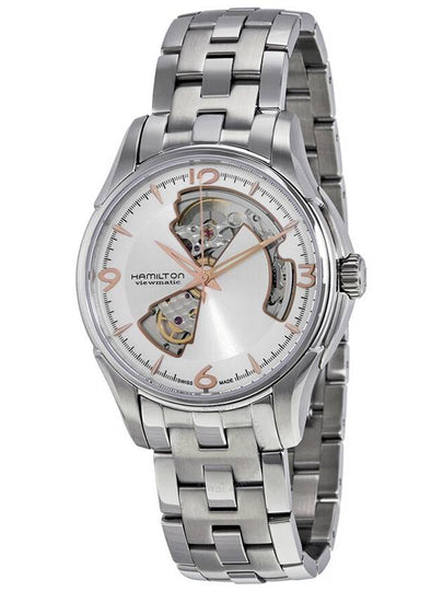 Jazzmaster Open Heart Automatic 40MM Metal Watch Silver - HAMILTON - BALAAN 2