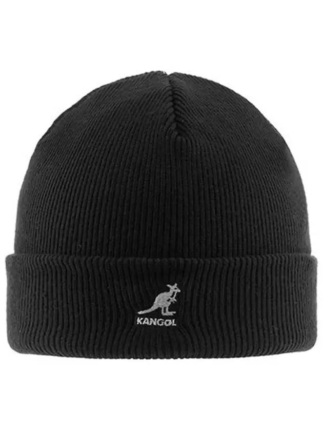 Acrylic Cuff Pull-On Beanie Black - KANGOL - BALAAN 6