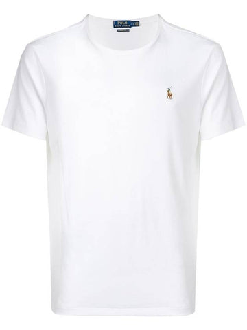 Embroidered Logo Pony Short Sleeve T-Shirt White - POLO RALPH LAUREN - BALAAN 1