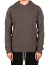 Fine Knit Cashmere Wool Hoodie Dust - RICK OWENS - BALAAN 2