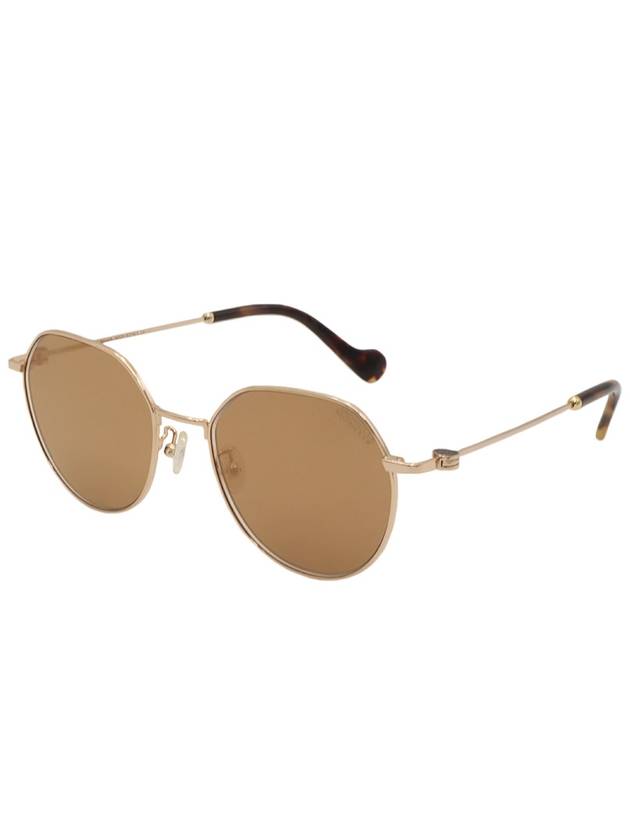 Rose gold half mirror gradient unisex sunglasses - MONCLER - BALAAN 1