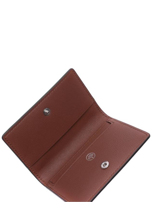 Small Classic Grain Leather Card Wallet Oak - MULBERRY - BALAAN 7