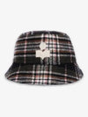 Haleyh Wool Blend Check Bucket Hat Green - ISABEL MARANT - BALAAN 2