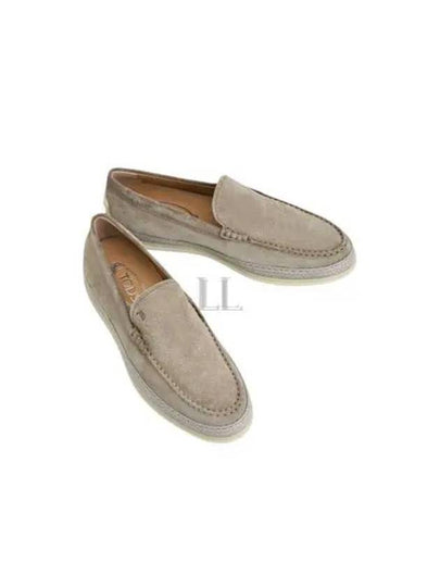 Men's Suede Slip-ons Loafers Beige - TOD'S - BALAAN 2