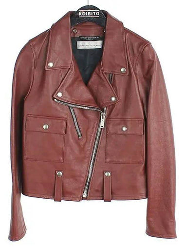 Smith Market Used Luxury Leather Jacket Women s Clothing - GOLDEN GOOSE - BALAAN 1