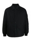 Ghost Piece O-Ventile Down Jacket Black - STONE ISLAND - BALAAN 2