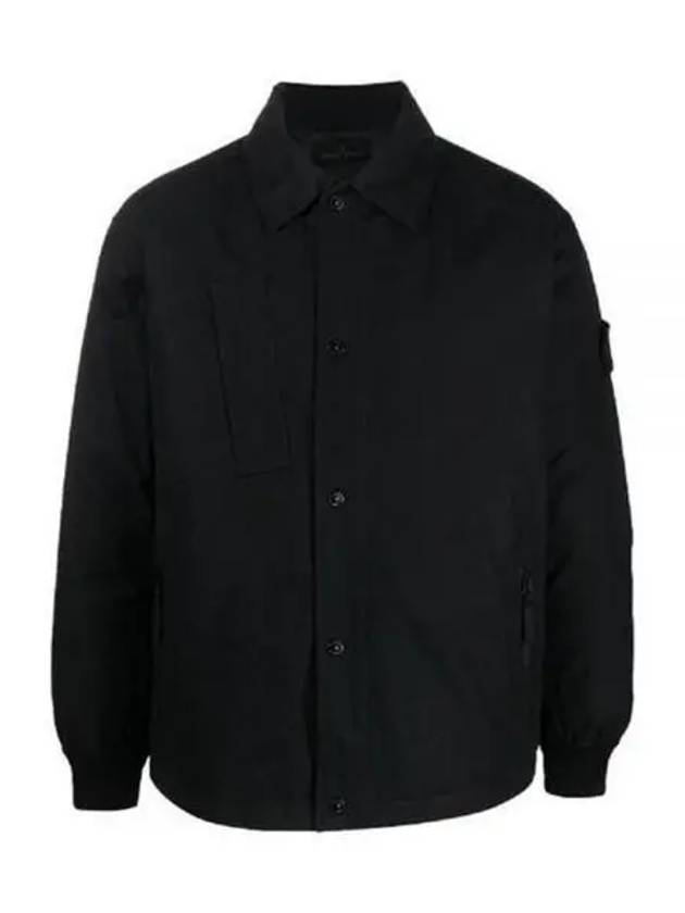 Ghost Piece O-Ventile Down Jacket Black - STONE ISLAND - BALAAN 2