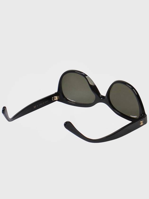 Eyewear Butterfly 24K Gold Mirror Sunglasses Black - CHANEL - BALAAN 4