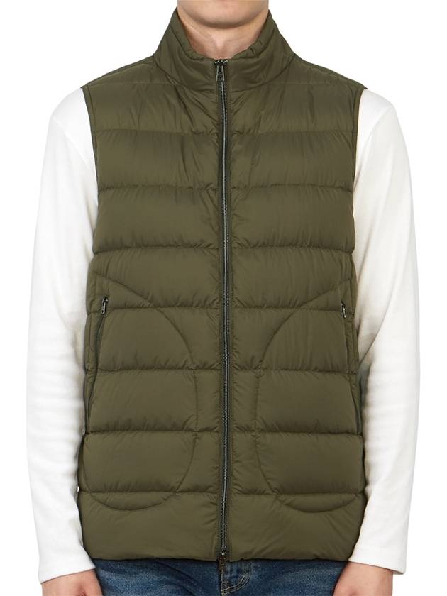 Down Padded Vest Khaki - HERNO - BALAAN 4