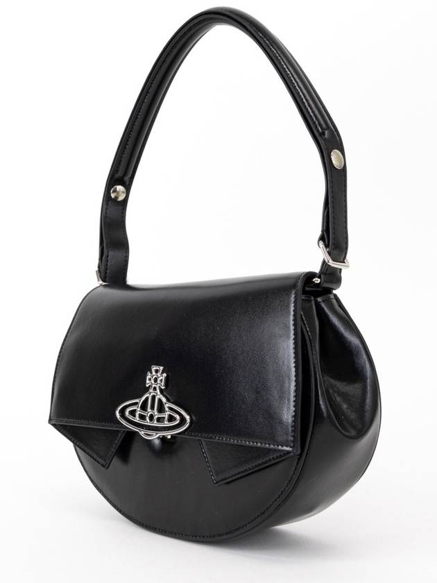 ORB Logo Shoulder Bag Black - VIVIENNE WESTWOOD - BALAAN 3