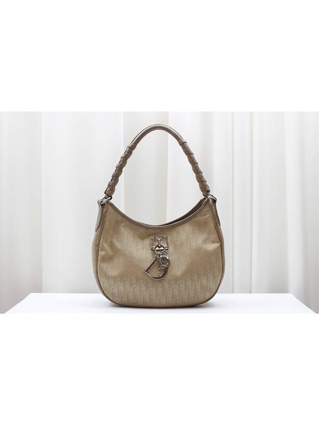 Oblique Vintage Logo Charm Hobo Bag - DIOR - BALAAN 1