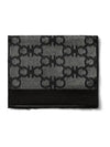 Gancini Scarf Anthracite - SALVATORE FERRAGAMO - BALAAN 4