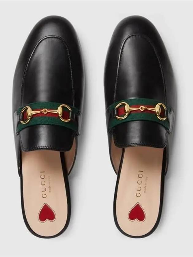 Princetown Horsebit Leather Mule Black - GUCCI - BALAAN 2