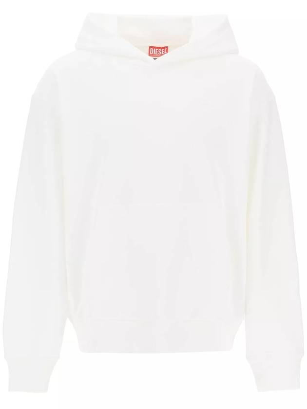 S Macs Megoval D Hoodie White - DIESEL - BALAAN 2