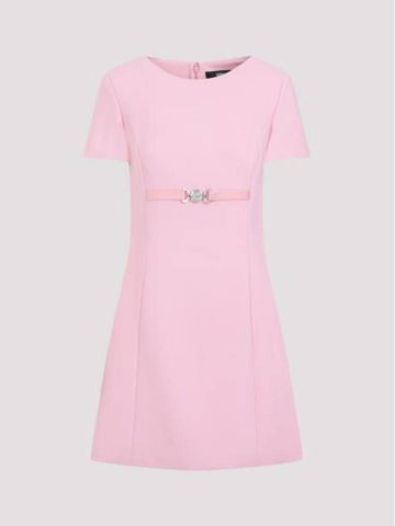 short dress 1013214 1A10091 1PR20 PALE PINK - VERSACE - BALAAN 1