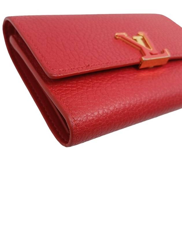 Women s M63740 Capucine Compact Wallet Taurillon Ring - LOUIS VUITTON - BALAAN 4